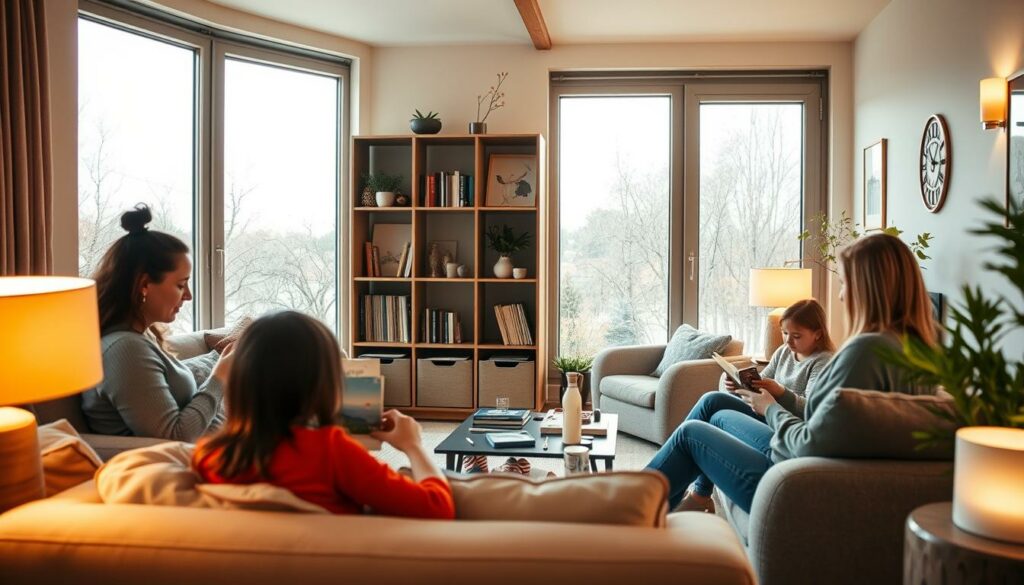 A-cozy-well-lit-interior-scene-capturing-the-essence-of-mode-de-vie.-In-the-foreground-a-1024x585 6 Conseils pour choisir le meuble idéal pour son intérieur