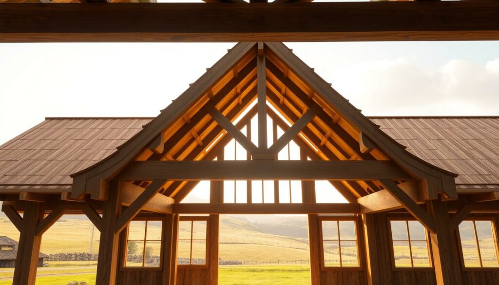 A-detailed-architectural-rendering-of-a-sturdy-wooden-frame-structure-showcasing-the-intricate-1024x585 Prix d’une charpente au m²