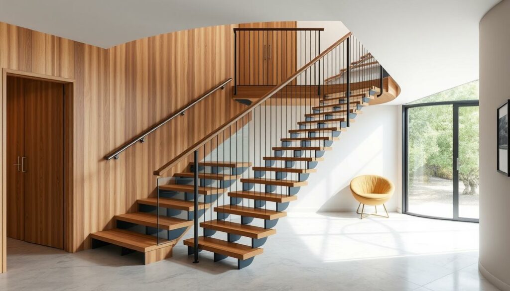 Creez-une-image-dun-escalier-gain-de-place-moderne-pour-mezzanine-1024x585 Choisir un escalier pour sa mezzanine
