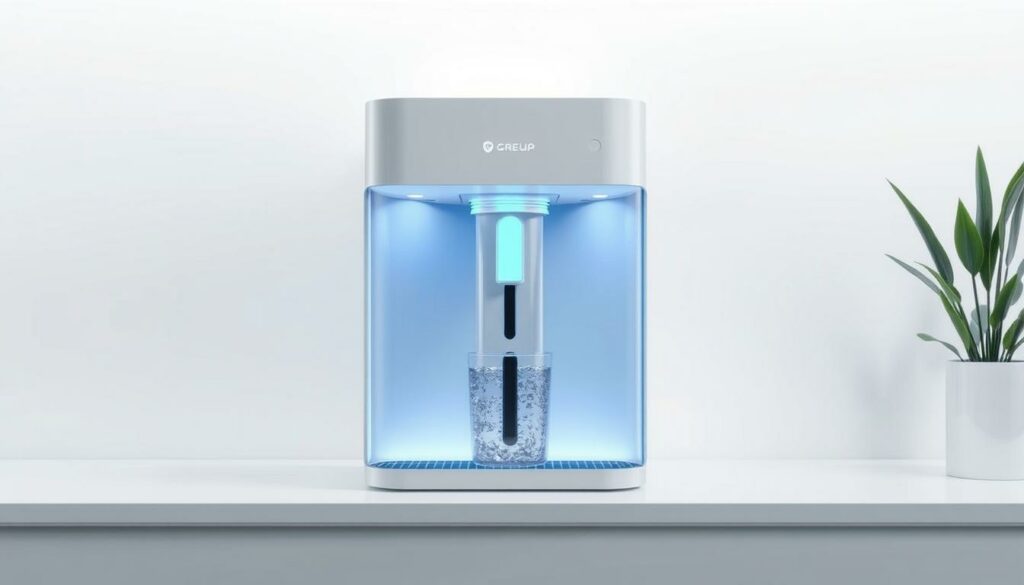 Generer-une-image-dun-purificateur-deau-moderne-1024x585 Adoucisseur d'eau et purificateur : Deux équipements différents