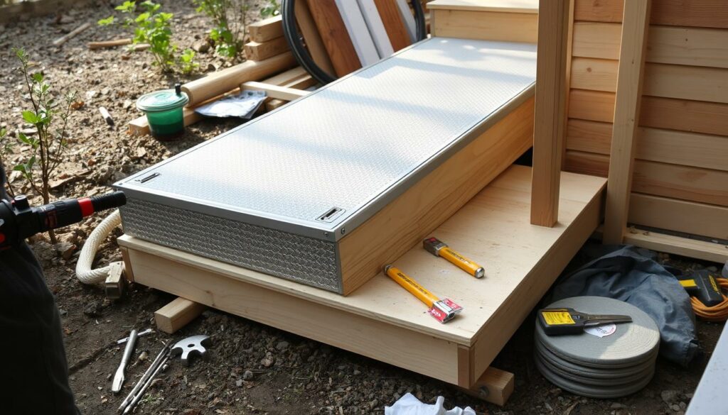 Image-dune-rampe-descalier-en-cours-dinstallation-1024x585 La rampe d'escalier : Un projet indispensable
