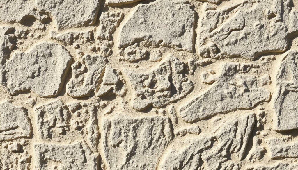 A-close-up-view-of-a-realistic-stone-textured-wall-surface-showcasing-the-intricate-patterns-1024x585 Zoom sur l'enduit imitation pierre : conseils et prix