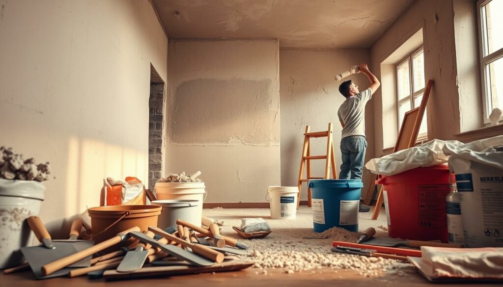 A-detailed-photorealistic-interior-scene-showcasing-the-key-factors-influencing-the-cost-of-1024x585 Travaux de plâtrerie : quel budget prévoir ?