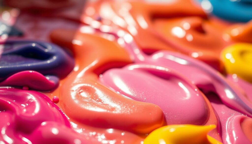 A-vibrant-close-up-view-of-acrylic-paints-in-a-variety-of-bright-saturated-colors.-The-paints-1024x585 Zoom sur la peinture acrylique : avantages, inconvénients et prix